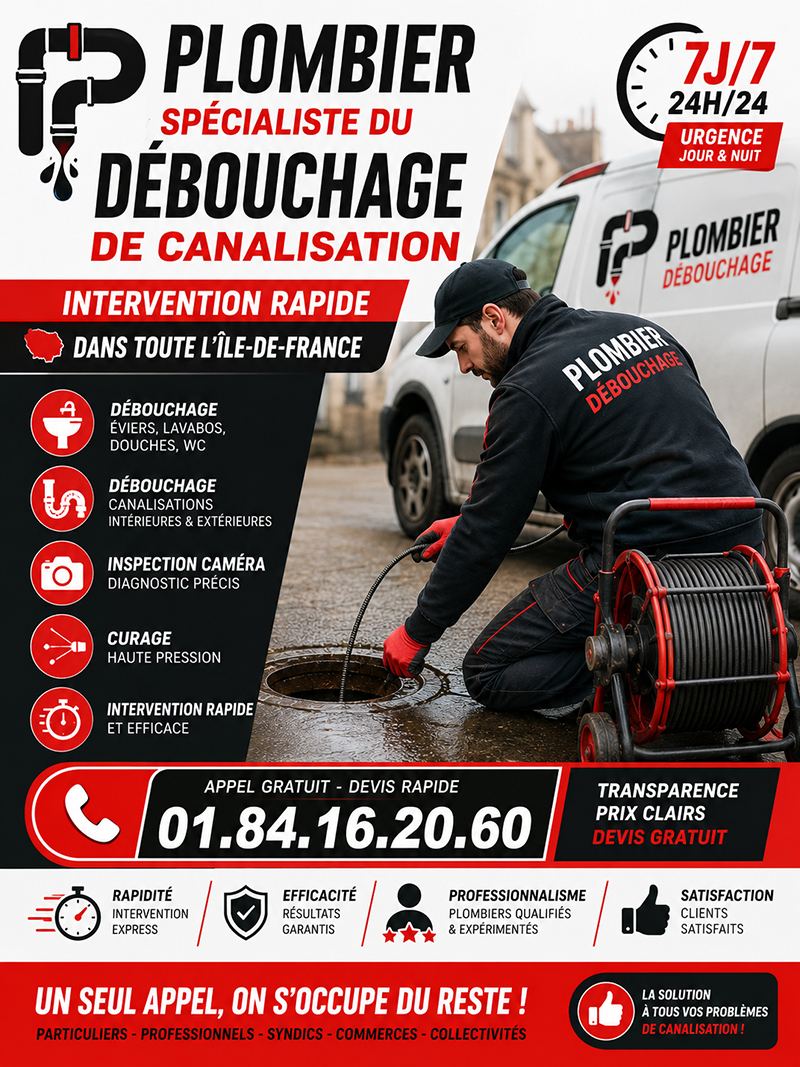 Debouchage de Canalisations Creteil